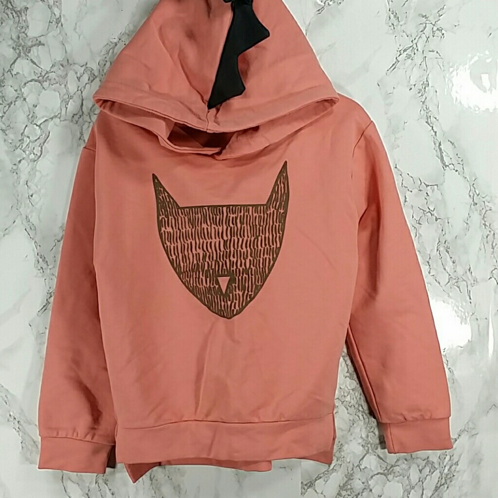 Coral Pink Hoodie. Kids :) - Picture 1 of 5